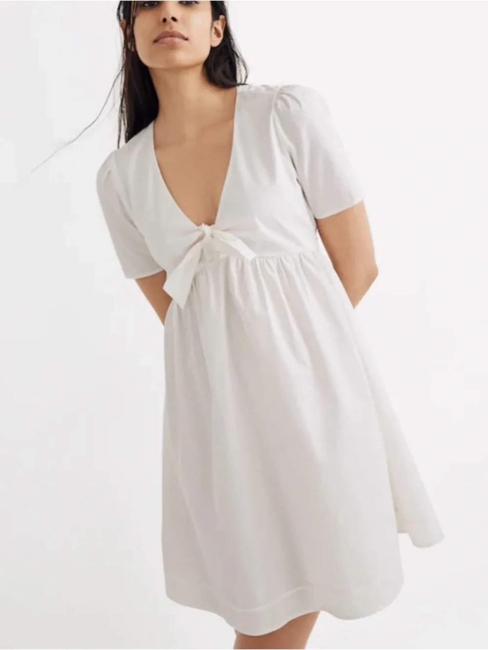 madewell white mini dress The Rylee Mini Dress